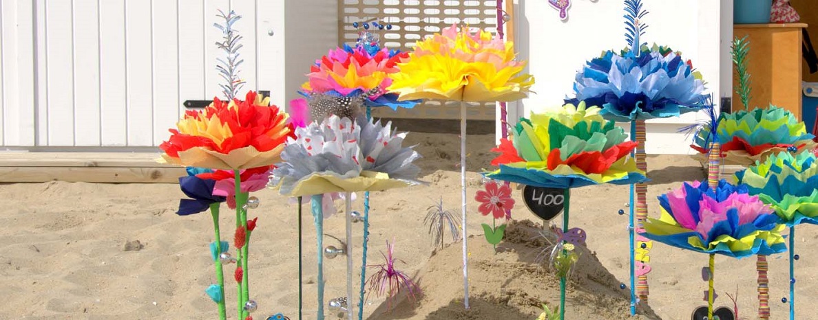 Strandbloemen maken